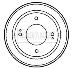 BORG & BECK Jarrurumpu BBR7152